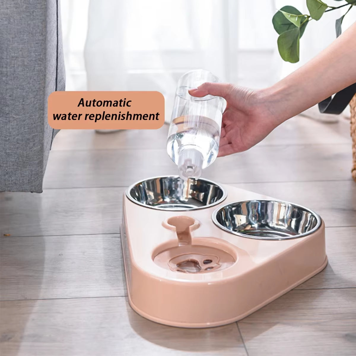 PawMate DuoFlow Feeder – Spill-Free Feeding & Hydration Station for Pets